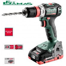 TRAPANO AVVITATORE A PERCUSSIONE METABO 18 V BRUSHLESS QUICK MOD.BS 18 L BL Q 2 x 4.0 Li-Hd 